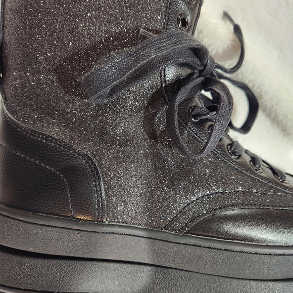 Pastry Military Glitz Women's Black High Sneaker Boots, NIB, Size 8 - Picture 9 of 14